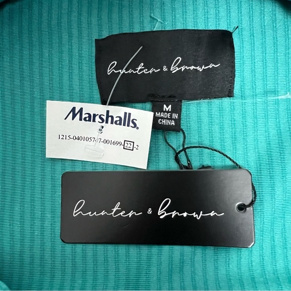 hunter & brown Women’s Oversized Corduroy Button Front Shirt Sz Medium Soft - Picture 6 of 11